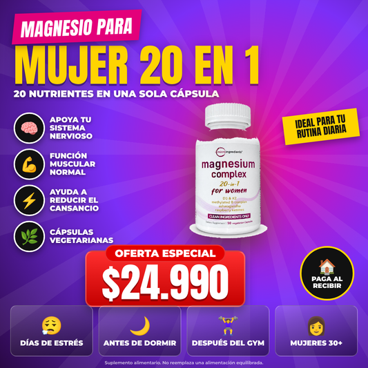 Women Magnesio 20 en 1 - oferta